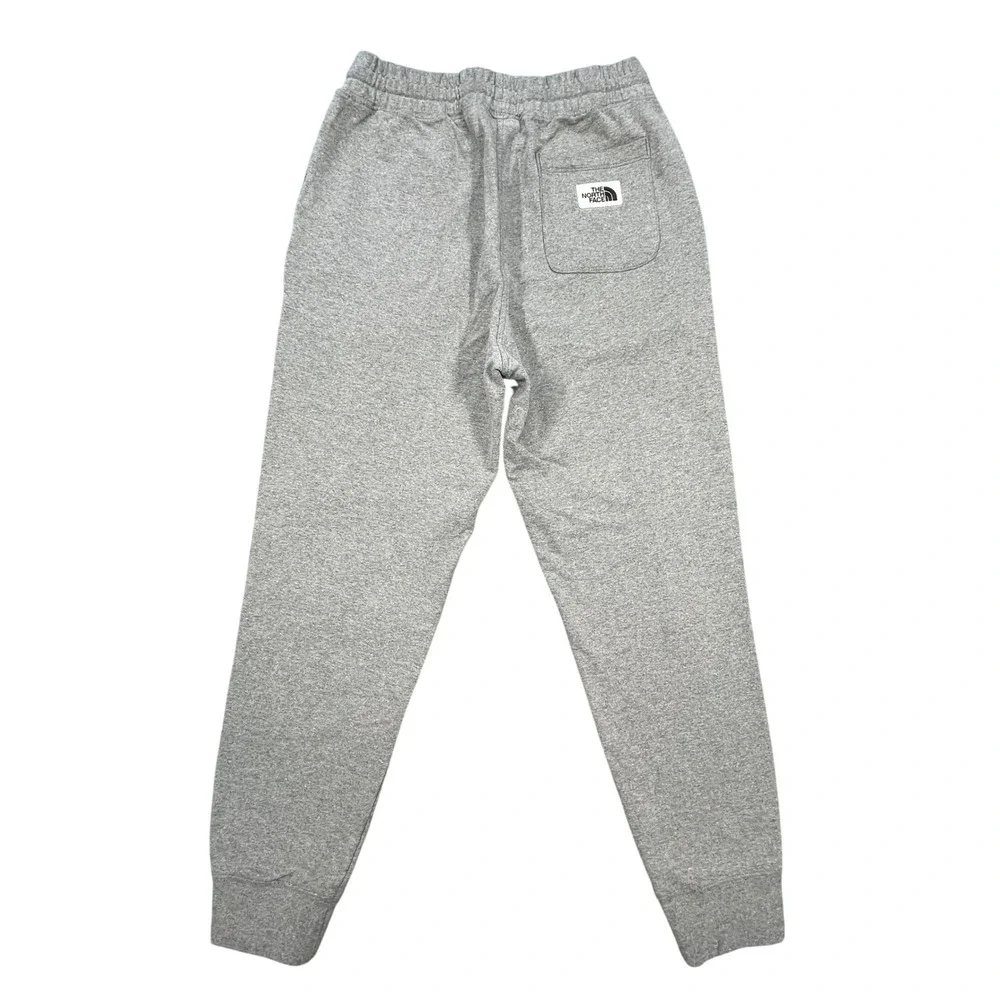 The North Face Gray Fleece Drawstring Jogger Sweatpants Mens Small S